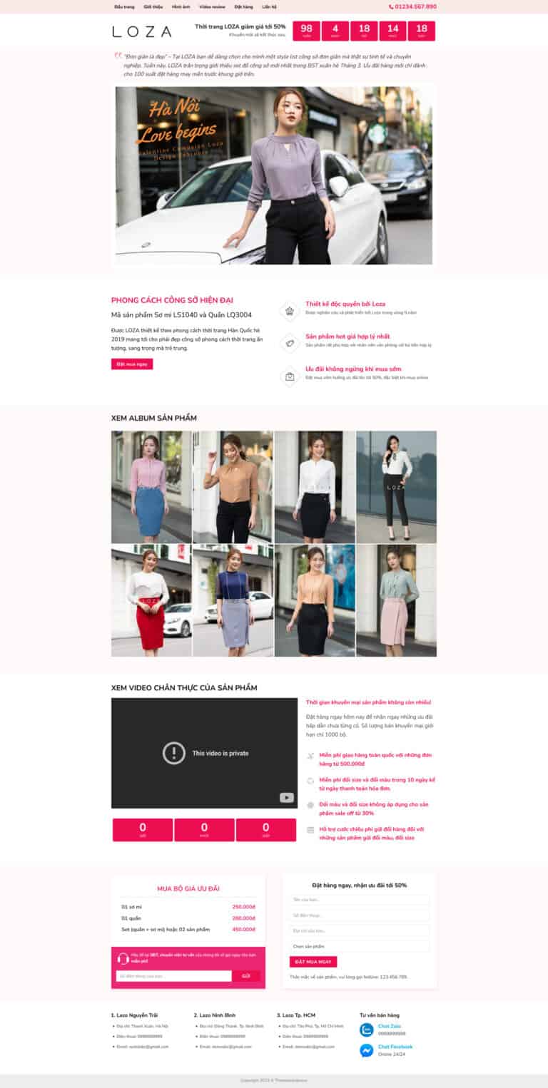 Theme wordpress thời trang 05