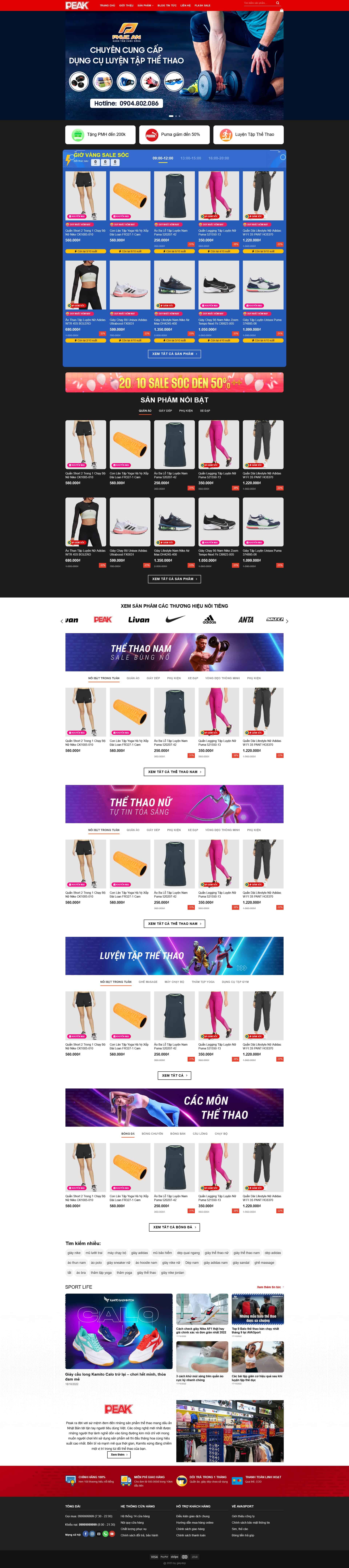 theme WordPress Shop Bán Giày