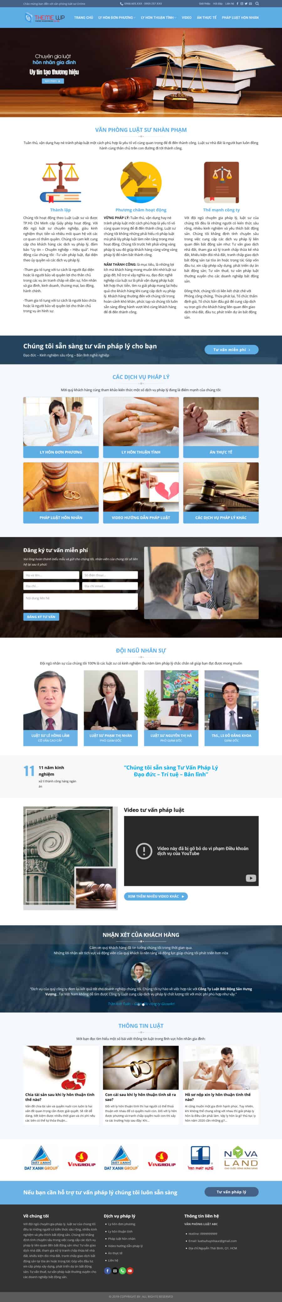 Theme wordpress văn phòng luật sư 3