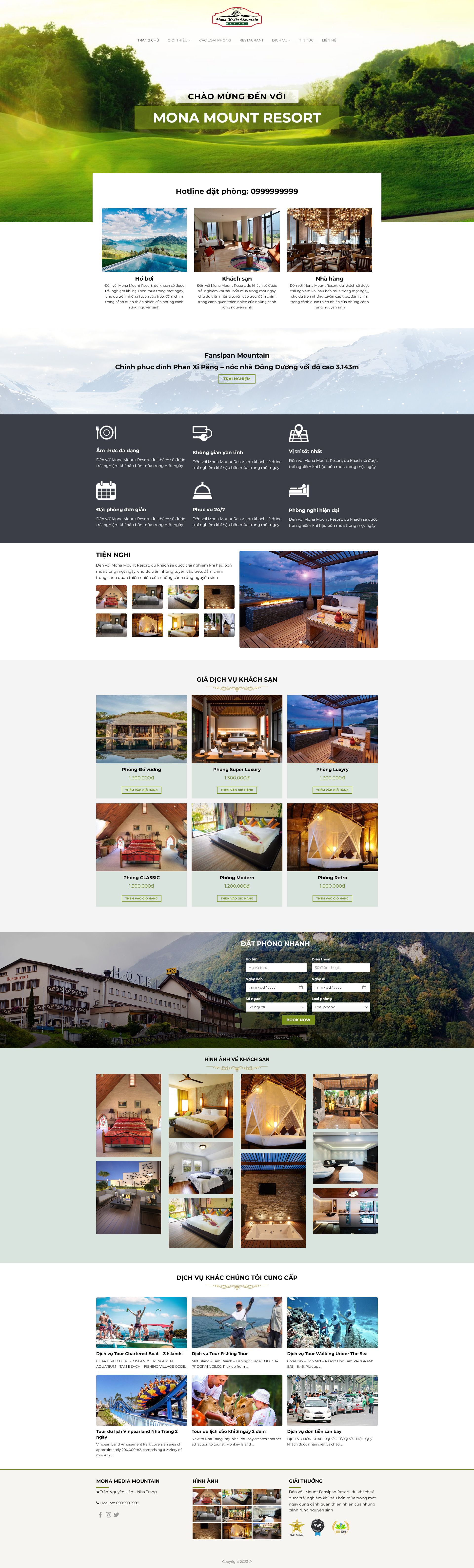 Theme wordpress resort 1